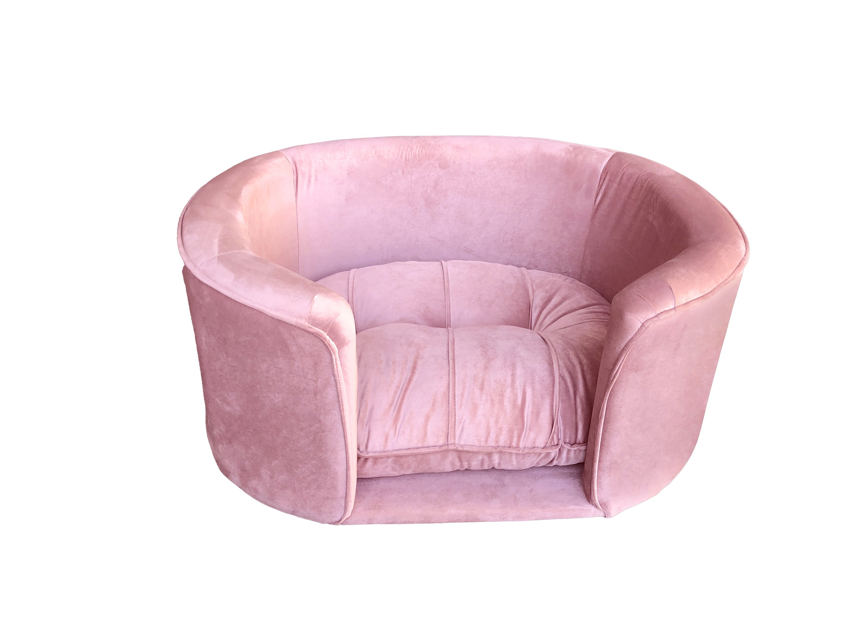 Cama Aurora para Cachorro e Gato Pet Veludo Rosa 80x60 Bz Decor - 2