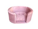 Ver imagem 2 de Cama Aurora para Cachorro e Gato Pet Veludo Rosa 80x60 Bz Home Decor