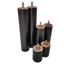 Ver imagem 4 de Kit 6 Pés Anti Refluxo para Cama Pés de Madeira Cama Box