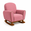 Ver imagem 6 de Poltrona Amamentação Nuvem Base Balanço com Puff Suede:Suede Rosa