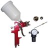 Pistola De Pintura Hvlp 1.4 E 2.0 Mm Com Manômetro Lee Tools 688390 - 1
