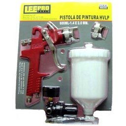 Pistola De Pintura Hvlp 1.4 E 2.0 Mm Com Manômetro Lee Tools 688390 - 2 Pistola De Pintura Hvlp 1.4 E 2.0 Mm Com Manômetro Lee Tools 688390 - 2