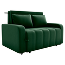 Ver imagem 1 de Sofa Cama 2 Lugares 138 Cm Amora Veludo Maserati Verde Milani Store