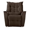 Poltrona do Papai Reclinável King Veludo Speciale Home Marrom Chocolate - 4