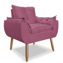 Ver imagem 2 de Poltrona Decorativa Opala Cor Rosa.