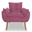 Ver imagem 6 de Poltrona Decorativa Opala Cor Rosa.