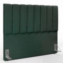 Ver imagem 1 de Cabeceira Cama Box Casal 140 Cm Dália W01 Linho Verde Musgo