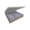 Ver imagem 1 de Cama Box Baú Viúva Linho Clean (128x188x35) - Castor