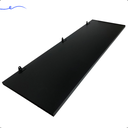 Ver imagem 2 de 1 Prateleira Preta 90X30 Com Suporte Flutuante Mdf  Organizadora Decoração Cozinha Quarto Banheiro