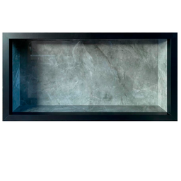 Nicho de Porcelanato Cinza Grafite Polido 60x32cm - 2