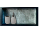 Ver imagem 6 de Nicho de Porcelanato Cinza Grafite Polido 60x32cm