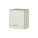 Ver imagem 3 de Balcão 2 Portas com Tampo 80cm MDF Fineze Bege/Areia HP