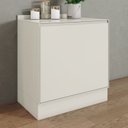 Ver imagem 1 de Balcão 2 Portas com Tampo 80cm MDF Fineze Bege/Areia HP
