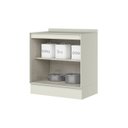 Ver imagem 5 de Balcão 2 Portas com Tampo 80cm MDF Fineze Bege/Areia HP