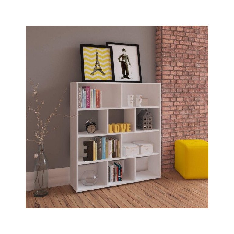 Estante para Livros com 10 Nichos Artely