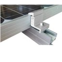 Ver imagem 4 de Fixador Grampo Final End Clamp Regulável Linha C Placa Painel Solar Alumínio e Inox | Perfil Master