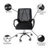 Cadeira de Escritório Ergonômica Secretária Giratória Altura Ajustável Office Tela Mesh Zebrada - 2