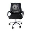 Ver imagem 3 de Cadeira de Escritório Ergonômica Secretária Giratória Altura Ajustável Office Tela Mesh Zebrada