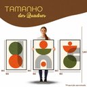 Ver imagem 3 de Quadro Decorativo Abstrato Elemento Harmonia Moldura Premium:Moldura Preta/60x90 com Vidro Acrílico