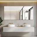 Ver imagem 4 de Espelho Retangular Lapidado S/ Moldura 120x60 C/suporte Sala Hall Quarto