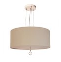 Ver imagem 1 de Lustre Pendente Com Cristal Cúpula Cáqui 30x15 2E27