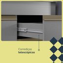 Ver imagem 4 de Cozinha (com Balcão com Tampo) 9 Portas 1 Gaveta Line Gris/gris/cp-freijo - Ssx Multicoisas