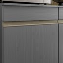 Ver mais imagens de Cozinha (com Balcão com Tampo) 9 Portas 1 Gaveta Line Gris/gris/cp-freijo - Ssx Multicoisas