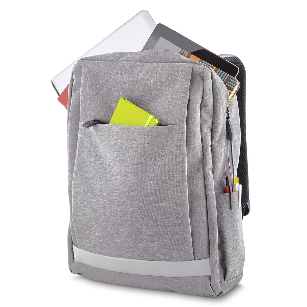 Mochila Slim All White Practical Day - 1