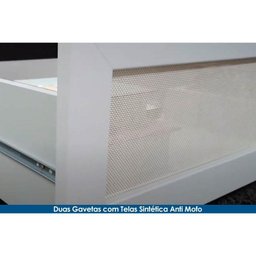 Estante P/sala até 70 Pol Lavanda 100% Mdf C/pés 185x180cm Off White/nature - Permóbili - 4