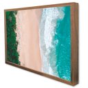 Ver imagem 3 de Quadro Decorativo Caixa Beira Mar Tacolado Moldura Caixa 3cm Madeira sem Vidro 60 X 90cm