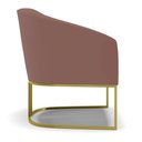 Ver imagem 6 de Cadeira Sala de Jantar Base Industrial Dourado Stella Veludo D03 - D’Rossi