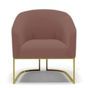 Ver imagem 5 de Cadeira Sala de Jantar Base Industrial Dourado Stella Veludo D03 - D’Rossi