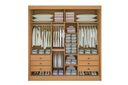 Ver imagem 4 de Guarda Roupa Casal com Espelho 2 Portas de Correr Titanium 100% Mdf D Doro Móveis - Cinamomo/off Whi