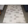 Tapete Turco Vintage Patchwork Cinza e Marfim 2,50 x 3,50m - 2