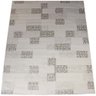 Tapete Turco Vintage Patchwork Cinza e Marfim 2,50 x 3,50m - 1