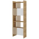 Ver mais imagens de Estante para Escritório Home Office Multiuso 2 Portas Sheld A02 Olmo Branco - Lyam Decor