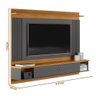 Painel Para Tv 75 Polegadas Suspenso Nature Chumbo Shop Jm - 4