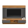 Painel Para Tv 75 Polegadas Suspenso Nature Chumbo Shop Jm - 2