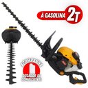 Ver imagem 2 de Podadeira Vulcan VP2450 À Gasolina 24.5cc Com Lâmina Duplo Sentido Profissional Para Cercas Vivas