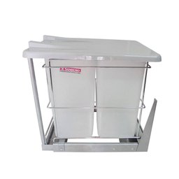 Lixeira Dupla com Tampa Articulada - Masutti Copat - 3 Lixeira Dupla com Tampa Articulada - Masutti Copat - 3