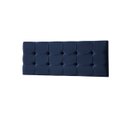 Ver imagem 2 de Cabeceira Painel Estofada Grecia Suede Azul Casal 1,40m para Cama Box