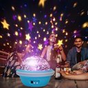 Ver imagem 2 de Luminaria Ceu Estrelado Abajur Quarto Cabiceira Noturna Protejor de Teto Estrela Lua Infantil Adulto