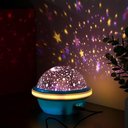 Ver imagem 5 de Luminaria Ceu Estrelado Abajur Quarto Cabiceira Noturna Protejor de Teto Estrela Lua Infantil Adulto
