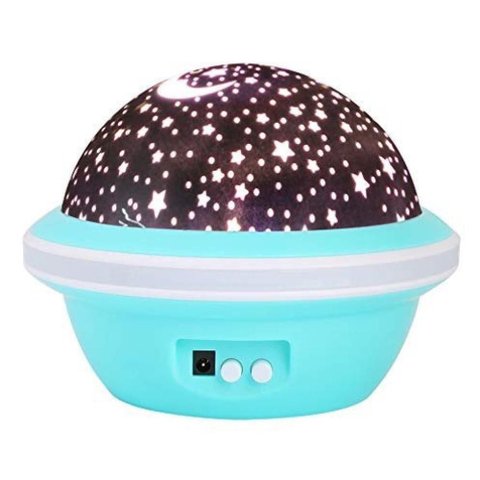 Luminaria Ceu Estrelado Abajur Quarto Cabiceira Noturna Protejor de Teto Estrela Lua Infantil Adulto