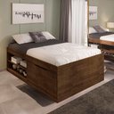 Ver imagem 2 de Cama Bau Casal com Sapateira Embutida Malbec Vanessa Framar