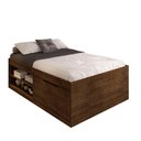 Ver imagem 3 de Cama Bau Casal com Sapateira Embutida Malbec Vanessa Framar