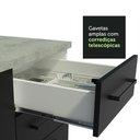 Ver imagem 7 de Armário de Cozinha Completa 270cm Branco Preto Agata Madesa 04