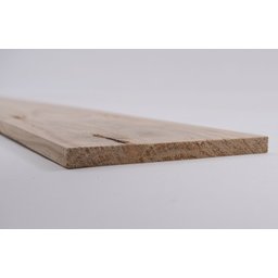 Tábua Aplainada Prateleira/artesanato de Pinus Tratado com Nós 23x1,8x290 Centímetros - Natural Únic - 2