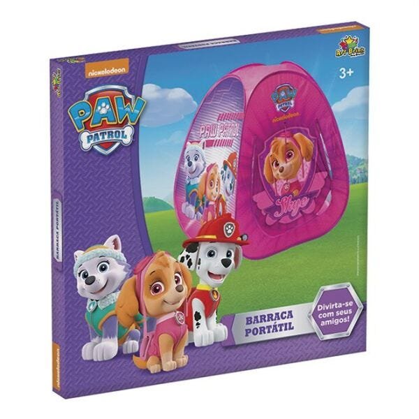 BARRACA Portátil PATRULHA CANINA TOCA CABANA INFANTIL CASTELO POP UP ...