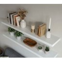 Ver imagem 4 de Kit 2 Prateleiras 80cm x 20cm MDP Suporte Invisível Branco